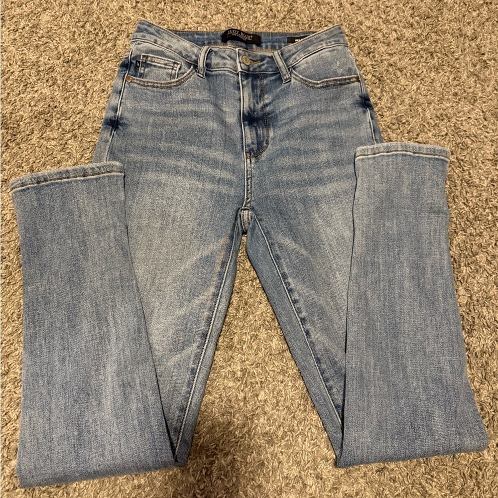 Judy Blue Light Wash Straight Leg Jeans Size 3/26